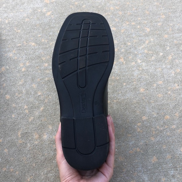 Mens Dexter Comfort Black No Scuff Shoes size 81/2 - Picture 3 of 5